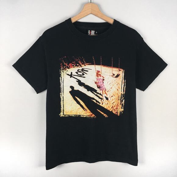 Vintage 2004 Korn Self Titled Band Tee Sz Small T Shirt Giant Tag Black Nu Metal - Picture 1 of 13